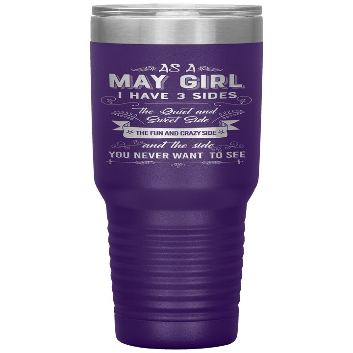 "May Girls 3 Sides "Tumbler.Buy For Family & Friends. Save Shipping. - LA Shirt Company