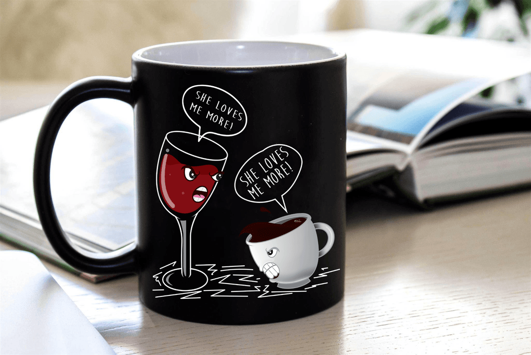 SHE LOVES ME MORE " MUG (50% OFF) Flat Shipping . - LA Shirt Company