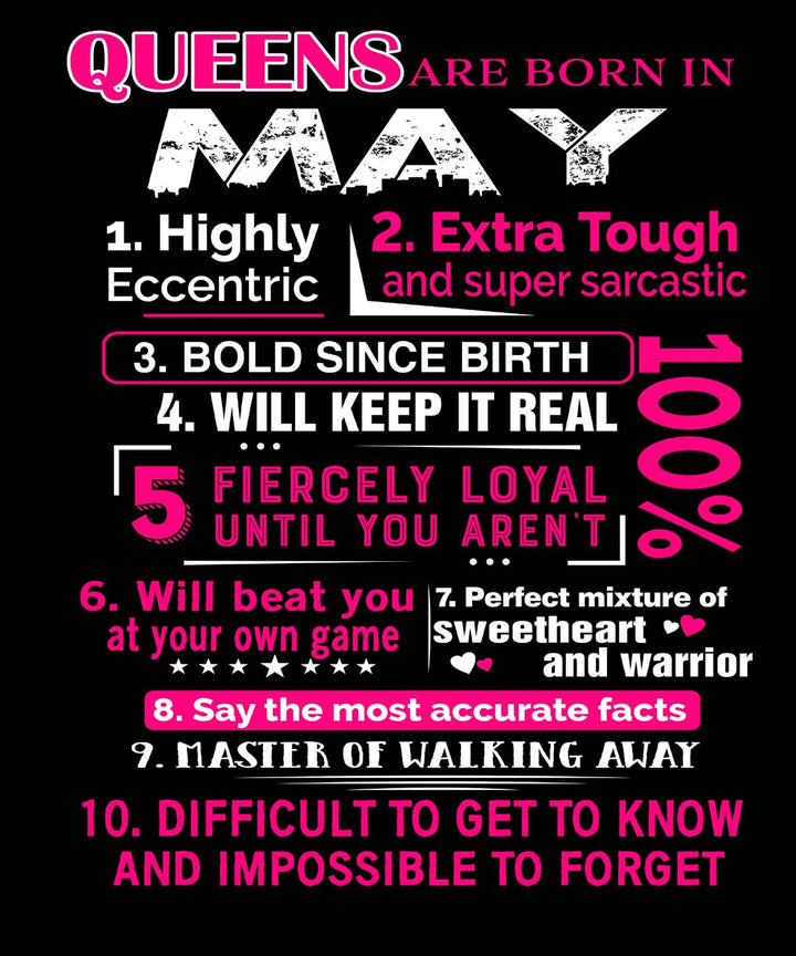 10 REASONS QUEENS ARE BORN IN MAY, GET BIRTHDAY BASH
