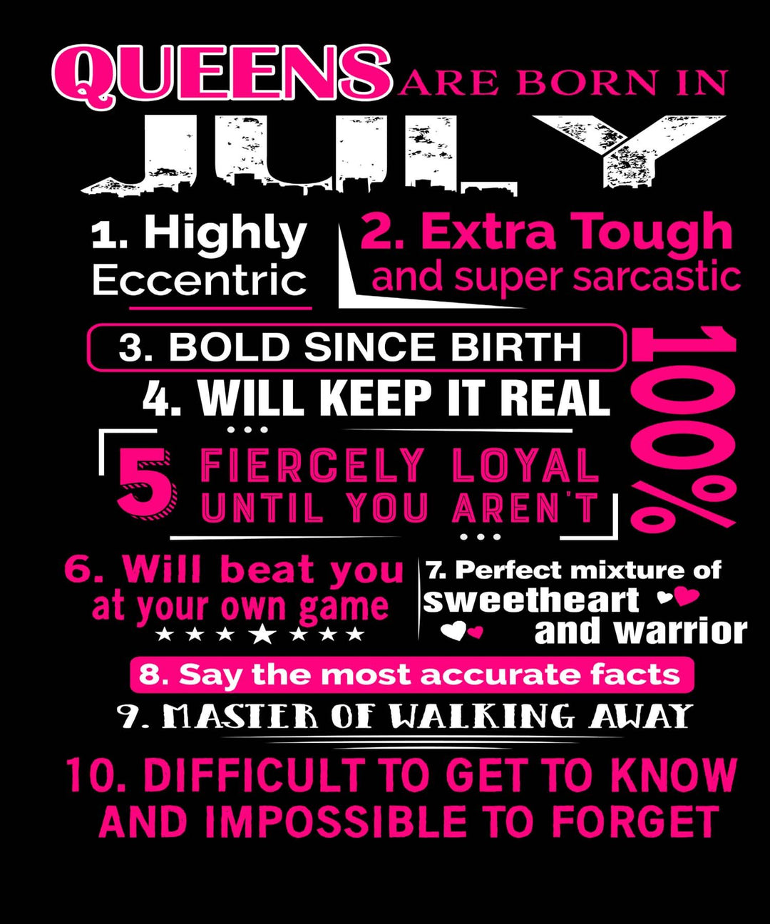 10 REASONS QUEENS ARE BORN IN JULY, GET BIRTHDAY BASH