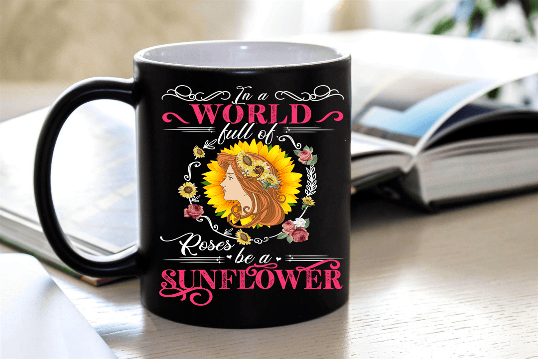 "World Full Of Roses   Mugs 50% off today - LA Shirt Company